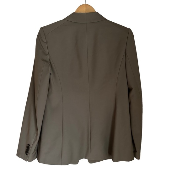 Ann Taylor Womens Grey Two Button Wool Blazer Size 6 - Picture 15 of 16